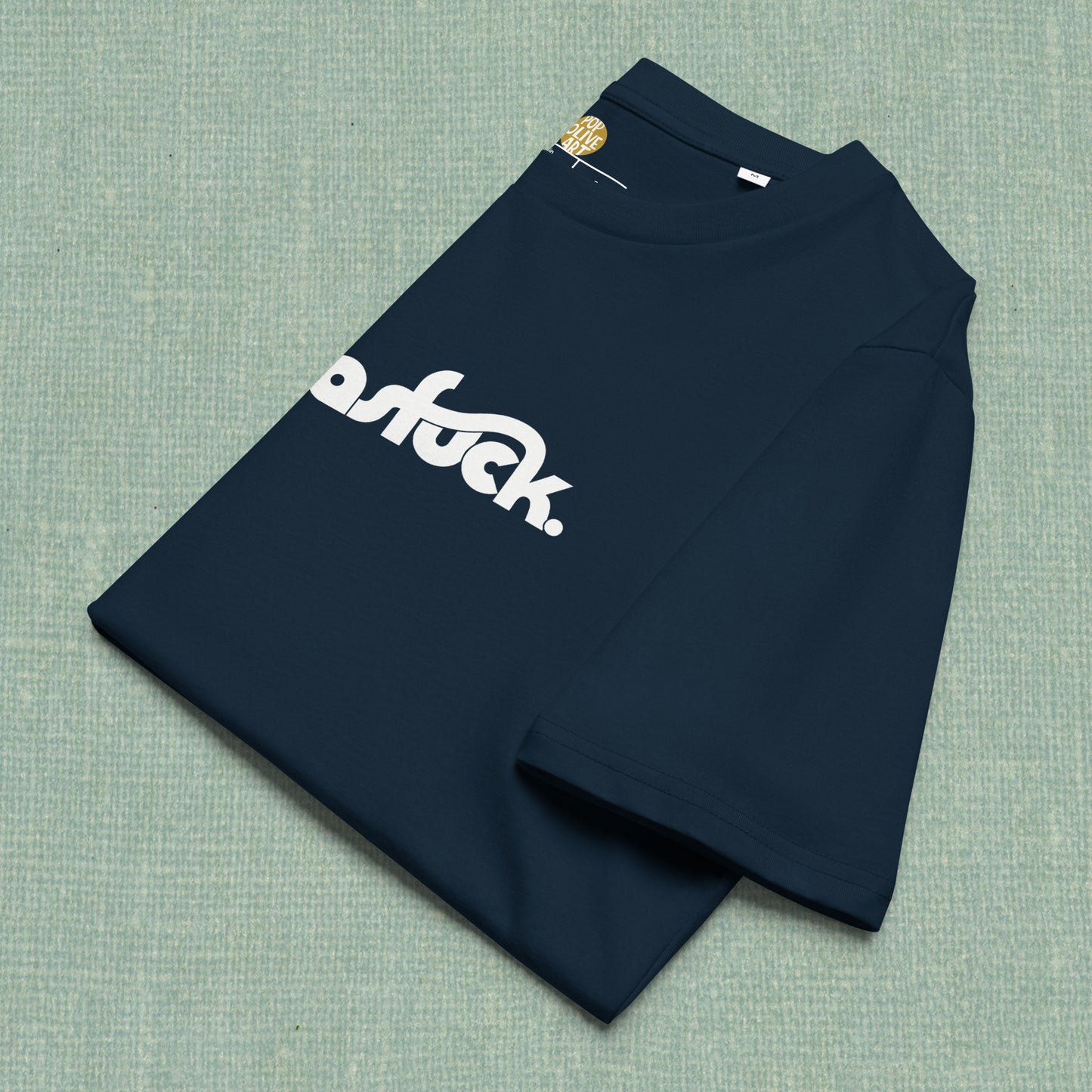 SMUGASFUCK  (Navy Blue) – Unisex Organic Cotton T-Shirt