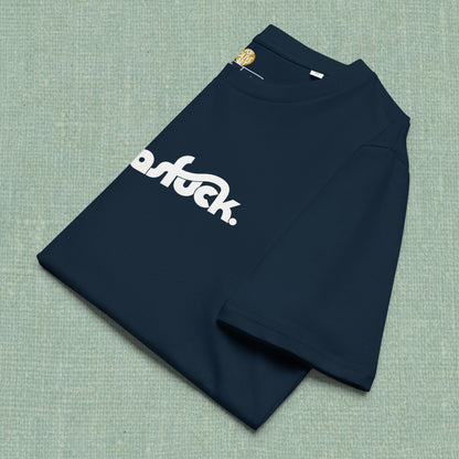 SMUGASFUCK  (Navy Blue) – Unisex Organic Cotton T-Shirt