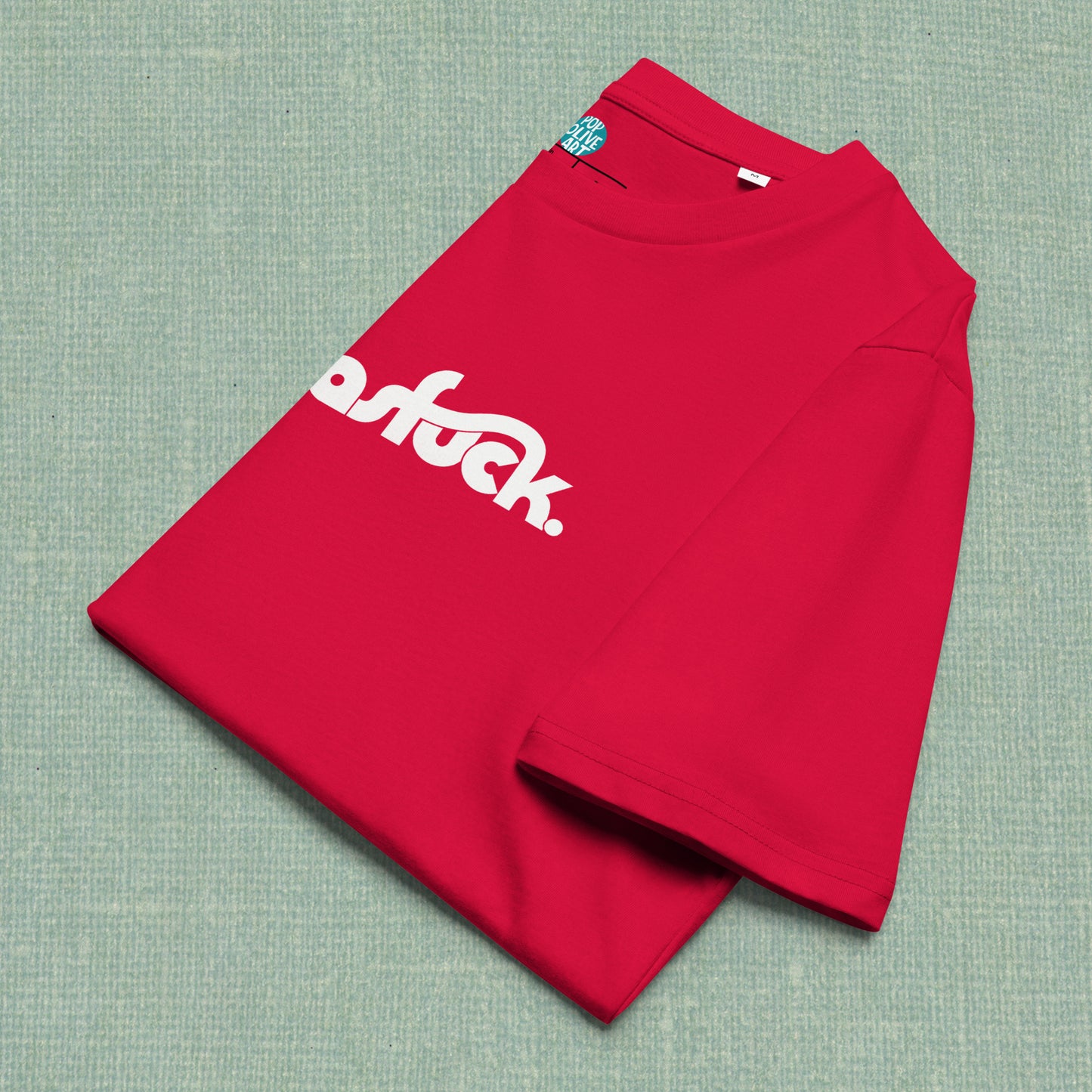 SMUGASFUCK (Red) – Unisex Organic Cotton T-Shirt