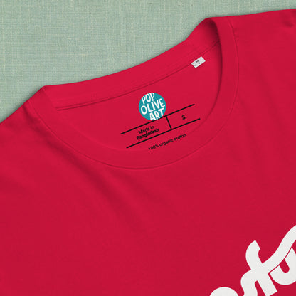 SMUGASFUCK (Red) – Unisex Organic Cotton T-Shirt