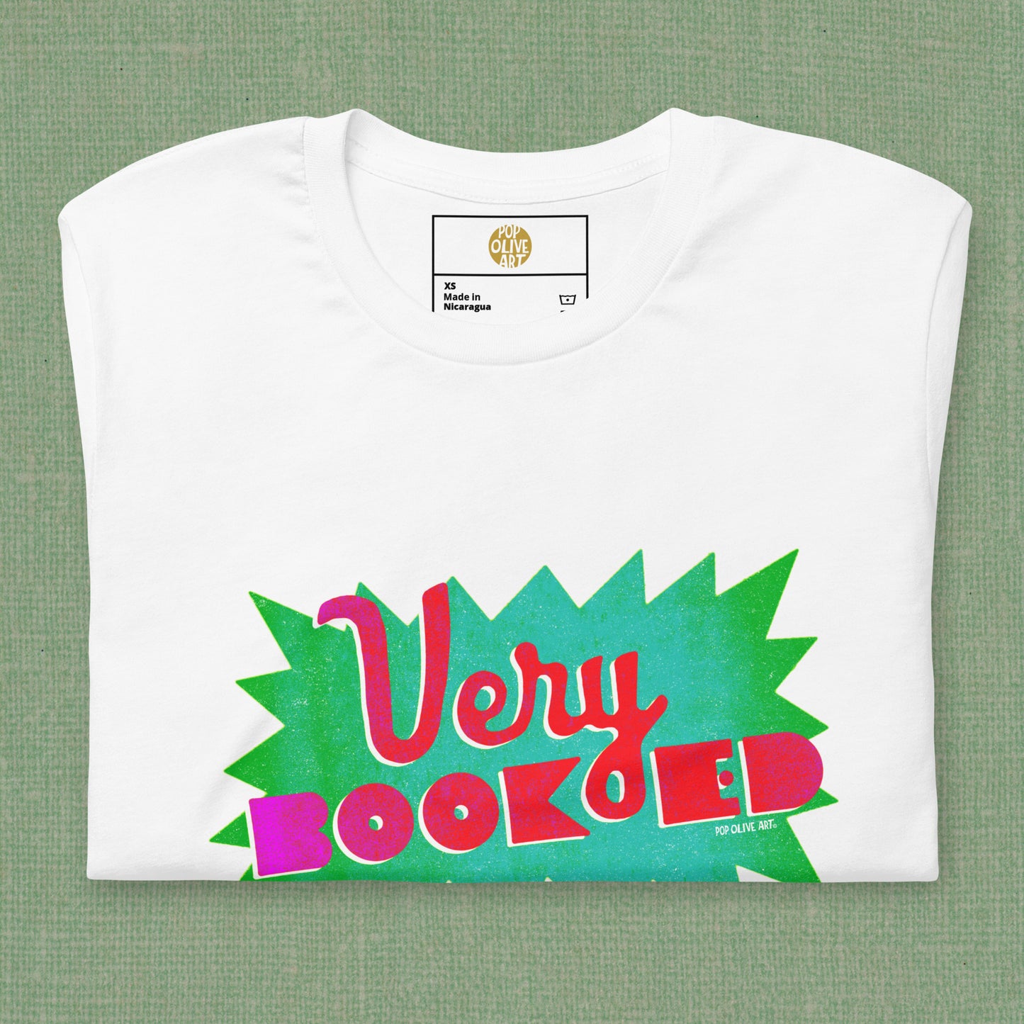VERY BOOKED (White) — Unisex T-shirt