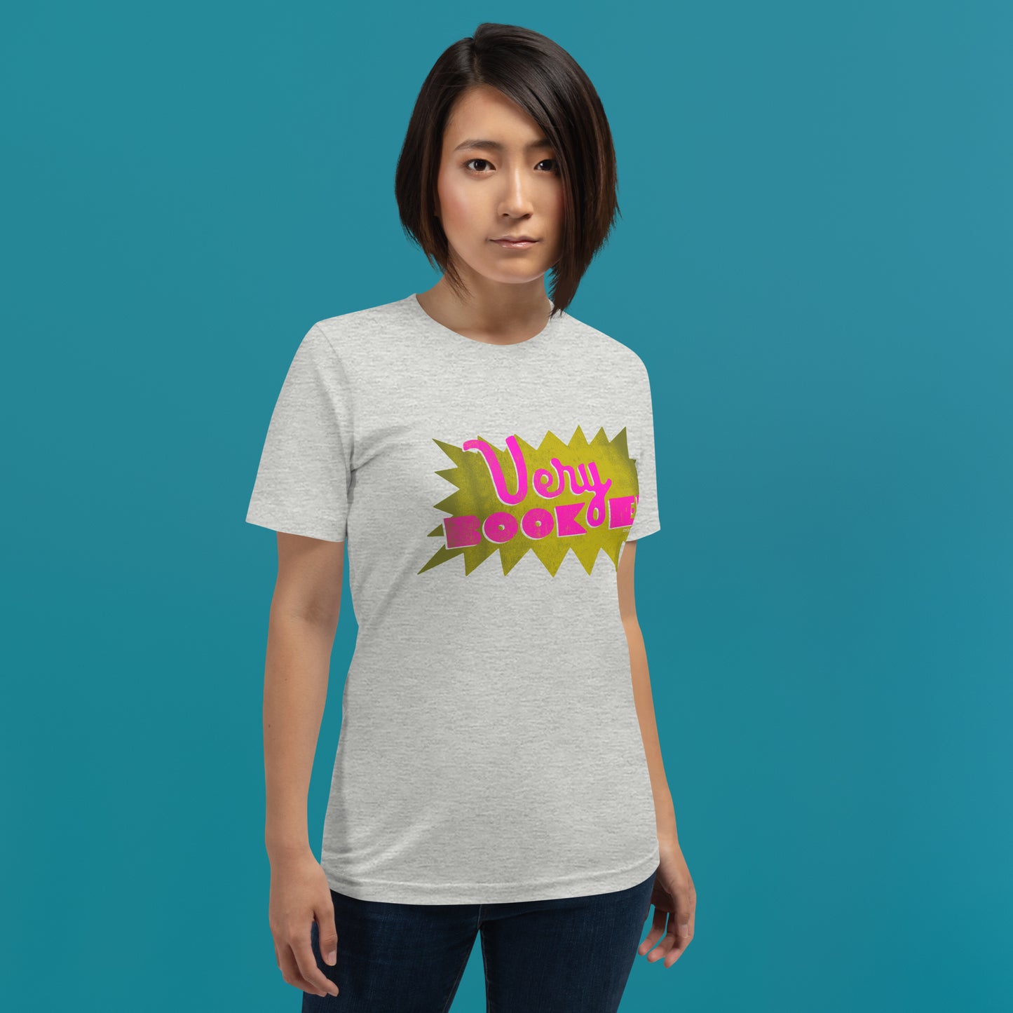 VERY BOOKED (Grey) — Unisex T-shirt
